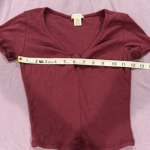 Bozzolo juniors crop top